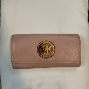 Pink Michael Kors Classic Wallet